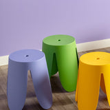 Present Time - STOOL RAVISH Sitzhocker | Bright green - Stuhl - ROSA ECK - Grün, Stuhl,