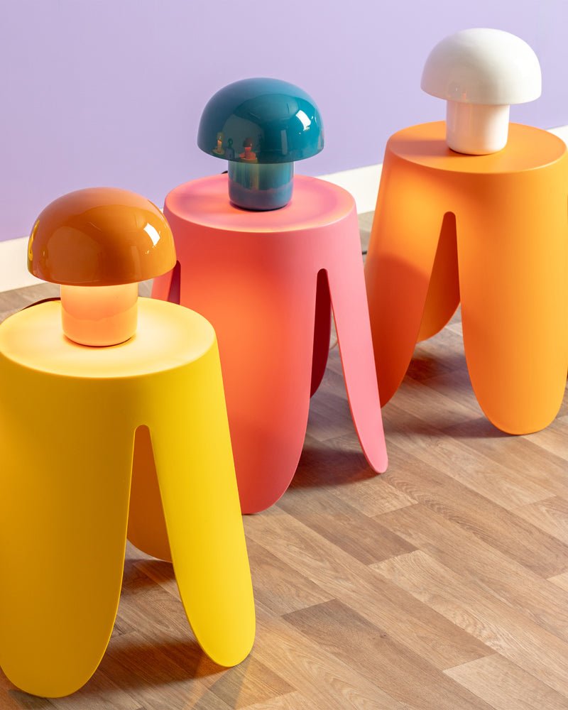 Present Time - STOOL RAVISH Sitzhocker | Bright orange - Stuhl - ROSA ECK - Orange, Stuhl,