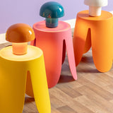 Present Time - STOOL RAVISH Sitzhocker | Bright orange - Stuhl - ROSA ECK - Orange, Stuhl,