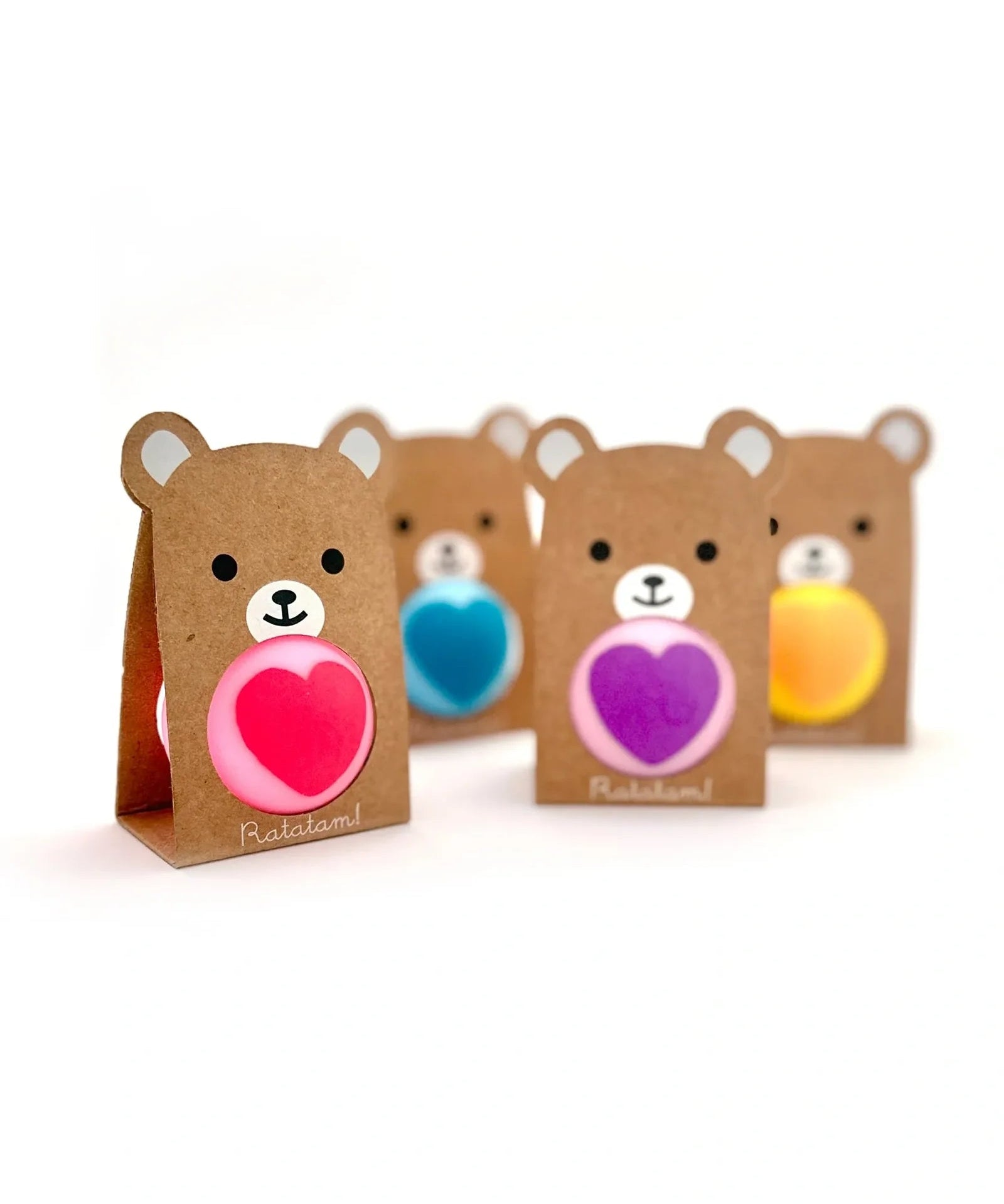 Ratatam - BABY BEAR Flummi • Pink - ROSA ECK