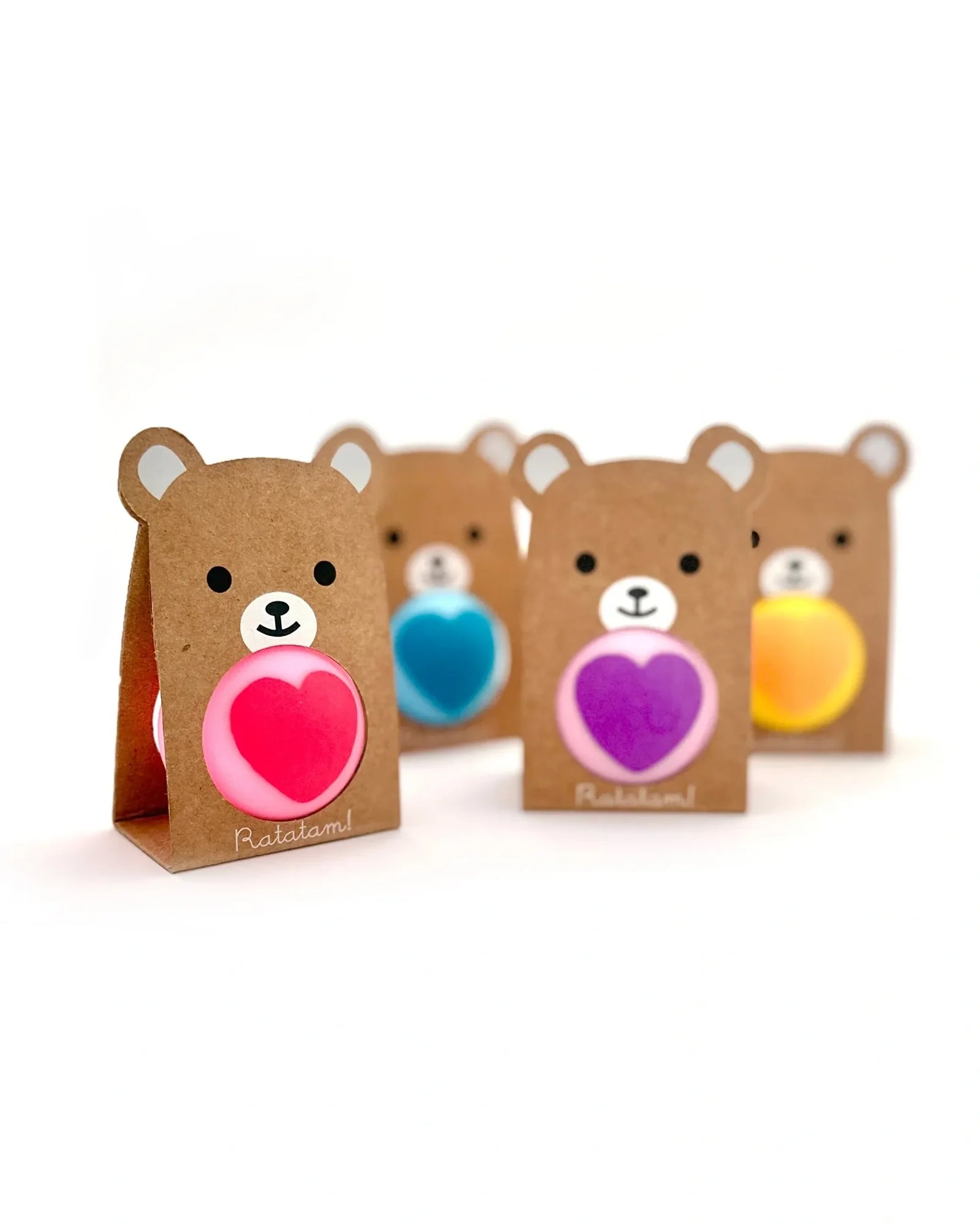 Ratatam - BABY BEAR Flummi • Pink - ROSA ECK