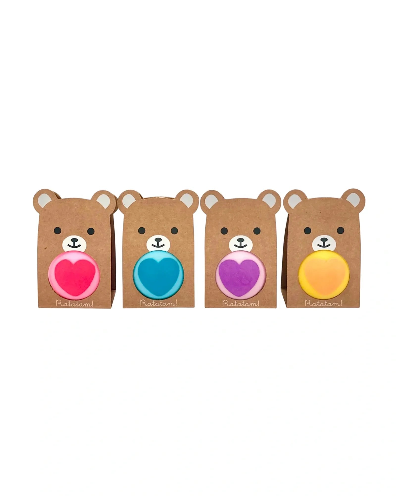 Ratatam - BABY BEAR Flummi • Pink - ROSA ECK