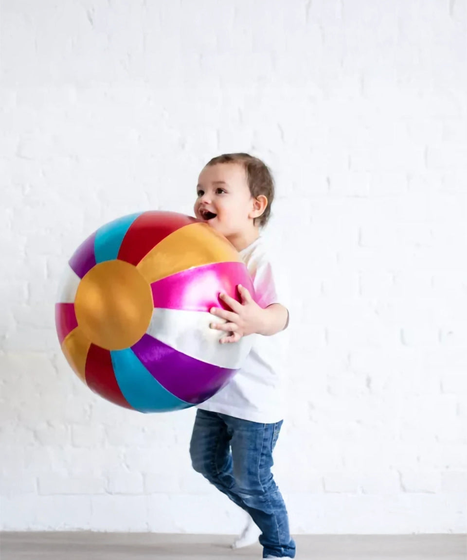 Ratatam - CIRCUS Zirkusball aus Stoff (⌀ 40 cm) • Bunt - Spielzeug - ROSA ECK Concept Store