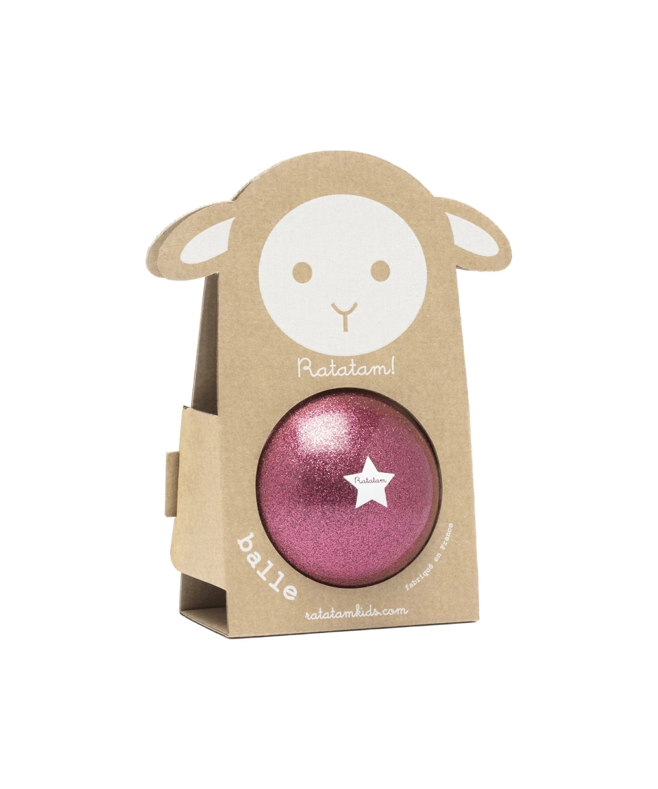 Ratatam - BABY SHEEP Spielball (⌀ 10 cm) • Rosa - ROSA ECK