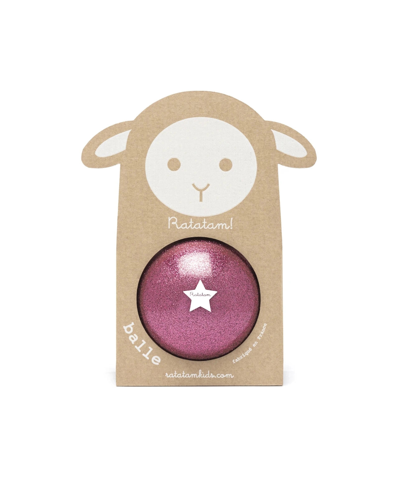 Ratatam - BABY SHEEP Spielball (⌀ 10 cm) • Rosa - ROSA ECK
