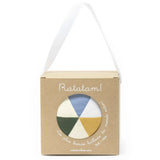 Ratatam - Kleiner Stoffball (⌀ 10 cm) • Grün/Blau/Gelb - ROSA ECK