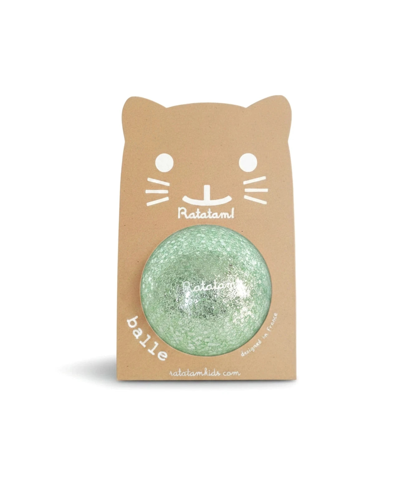 Ratatam - MINI SHINY Spielball (⌀ 10 cm) • Blau - ROSA ECK