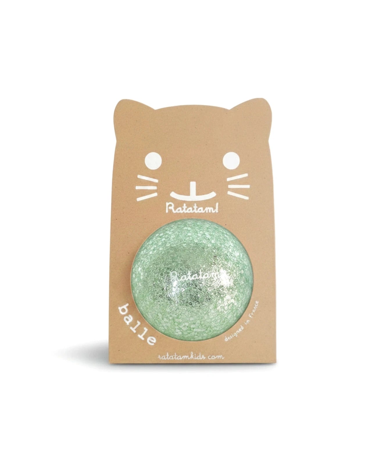 Ratatam - MINI SHINY Spielball (⌀ 10 cm) • Blau - ROSA ECK