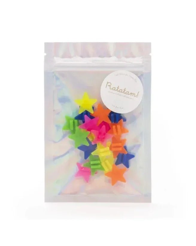 Ratatam - Speichenclips für Fahrrad • Sterne - ROSA ECK