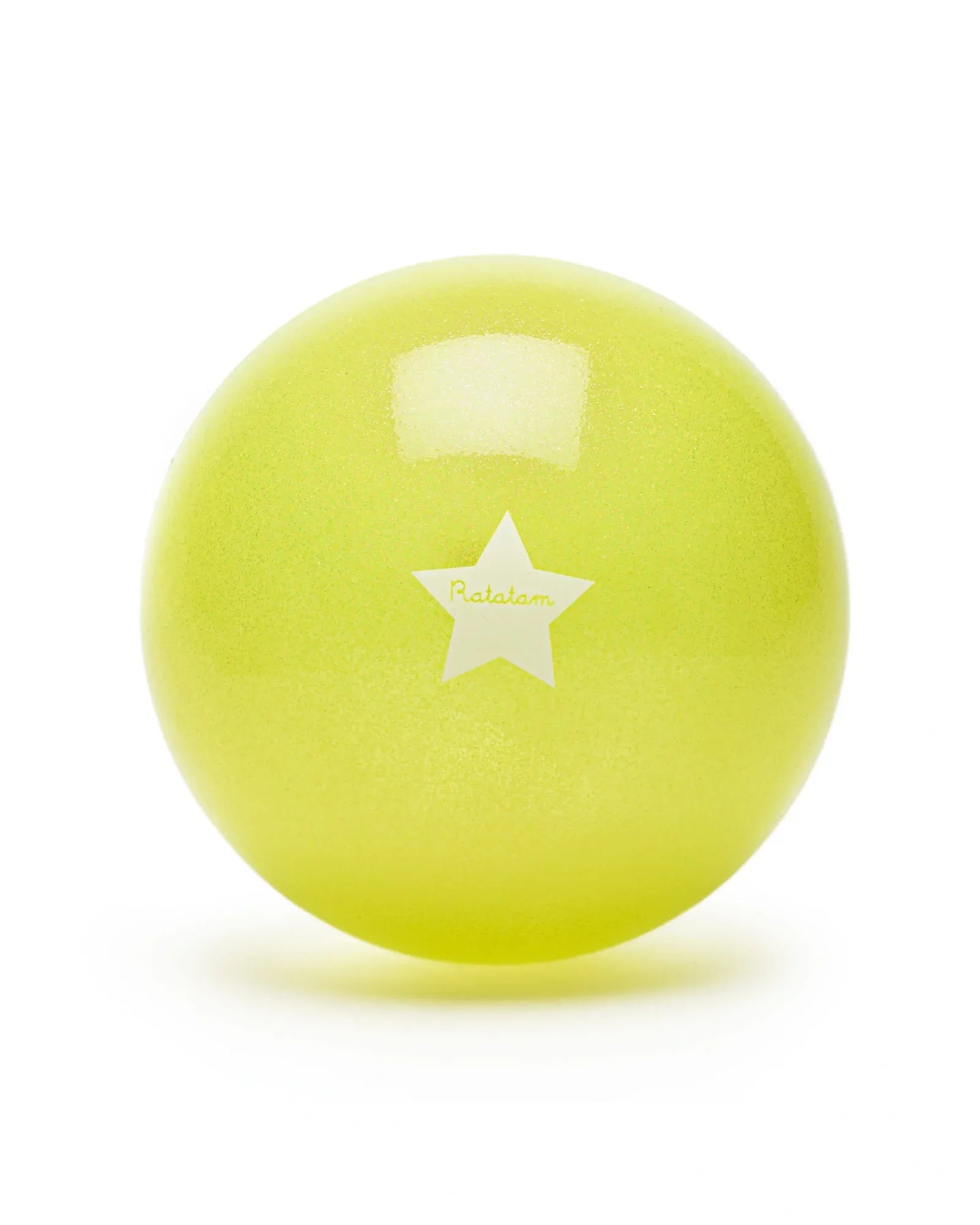 Ratatam - SUMMER GLITTER Spielball (⌀ 15 cm) • Gelb - ROSA ECK