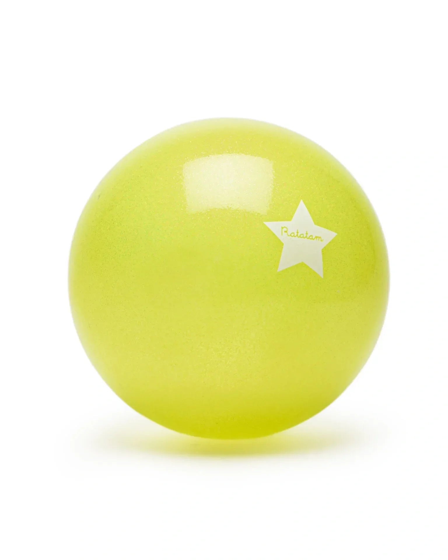 Ratatam - SUMMER GLITTER Spielball (⌀ 15 cm) • Gelb - ROSA ECK