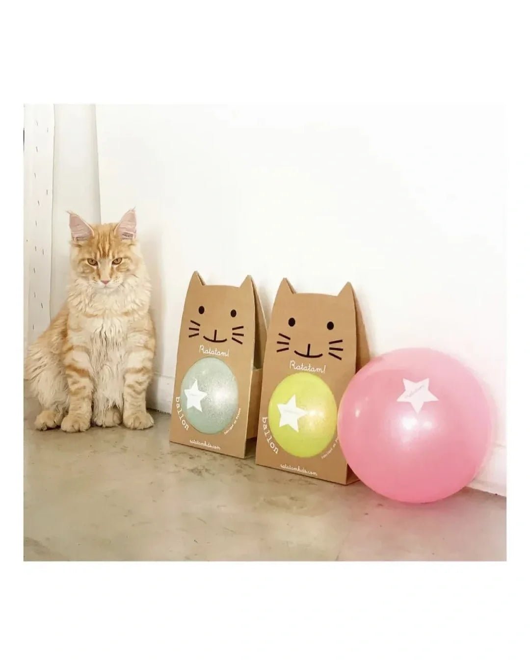 Ratatam - SUMMER GLITTER Spielball (⌀ 15 cm) • Silber - ROSA ECK
