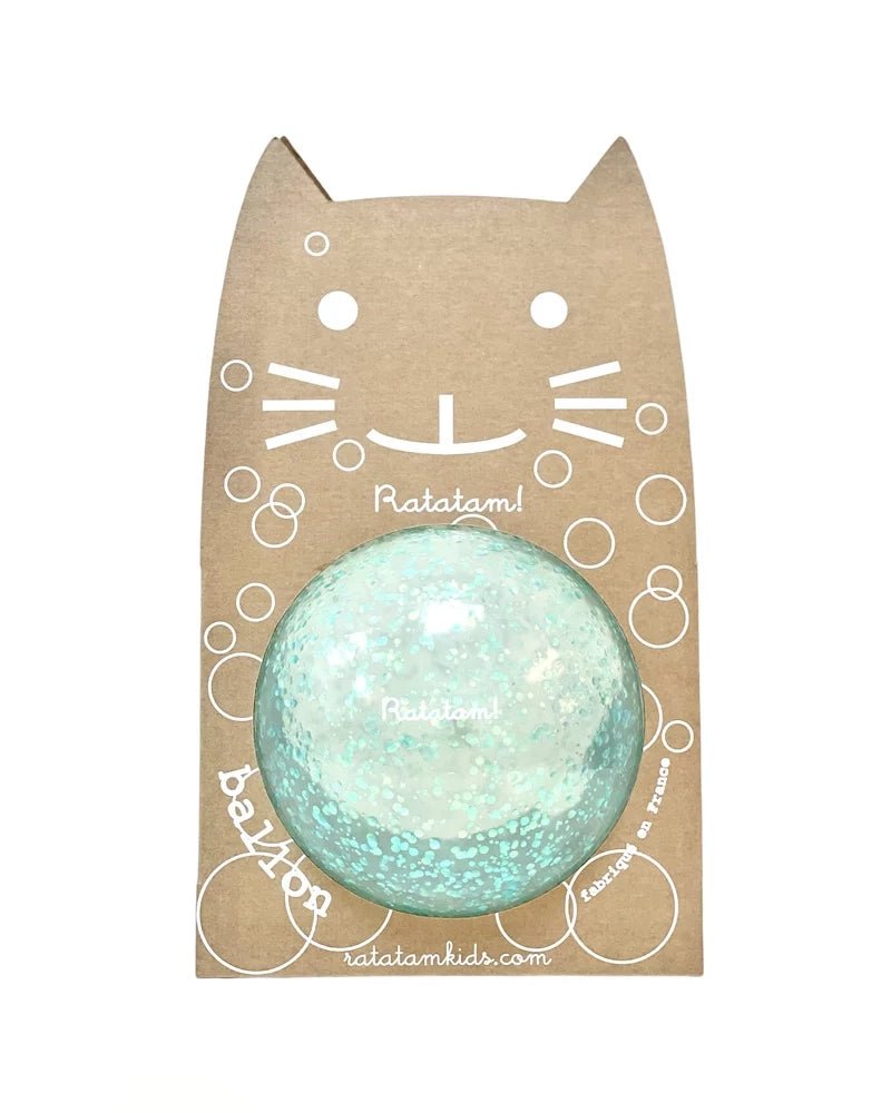 Ratatam - THE CAT BUBBLE BALL Spielball (15 cm) | Blue - ROSA ECK - Blau, ,