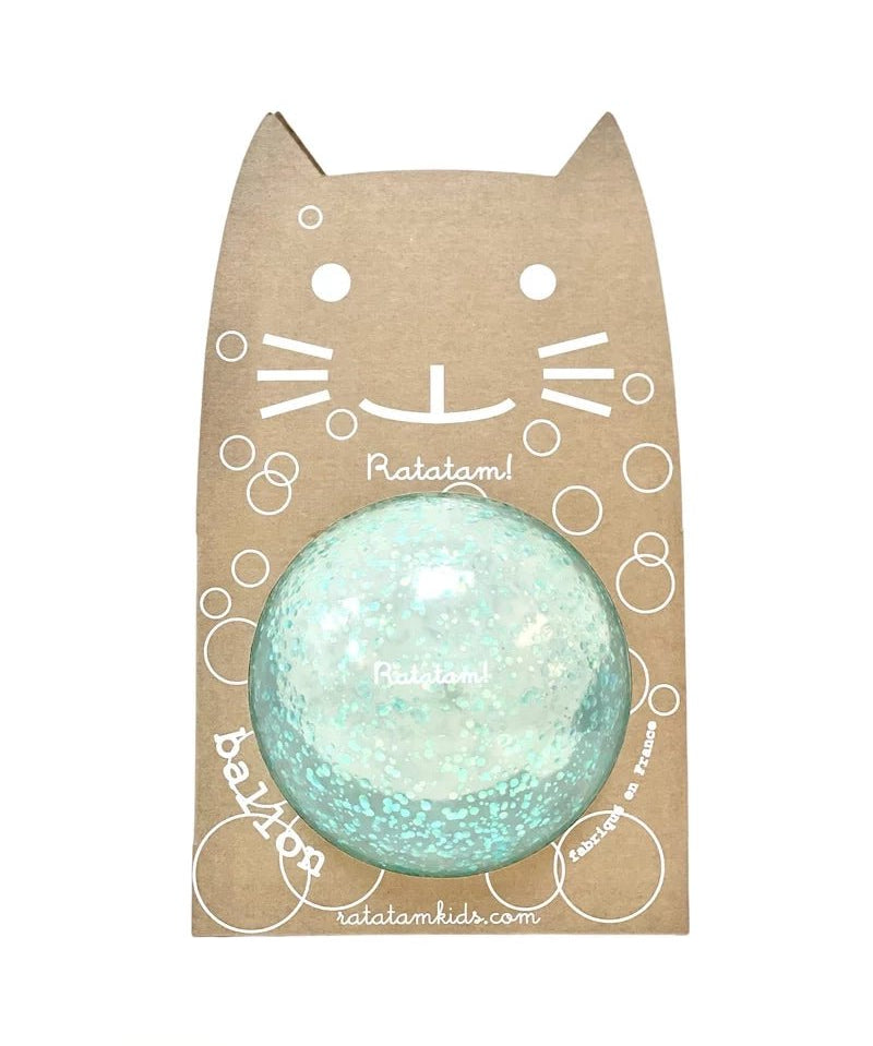 Ratatam - THE CAT BUBBLE BALL Spielball (15 cm) | Blue - ROSA ECK - Blau, ,