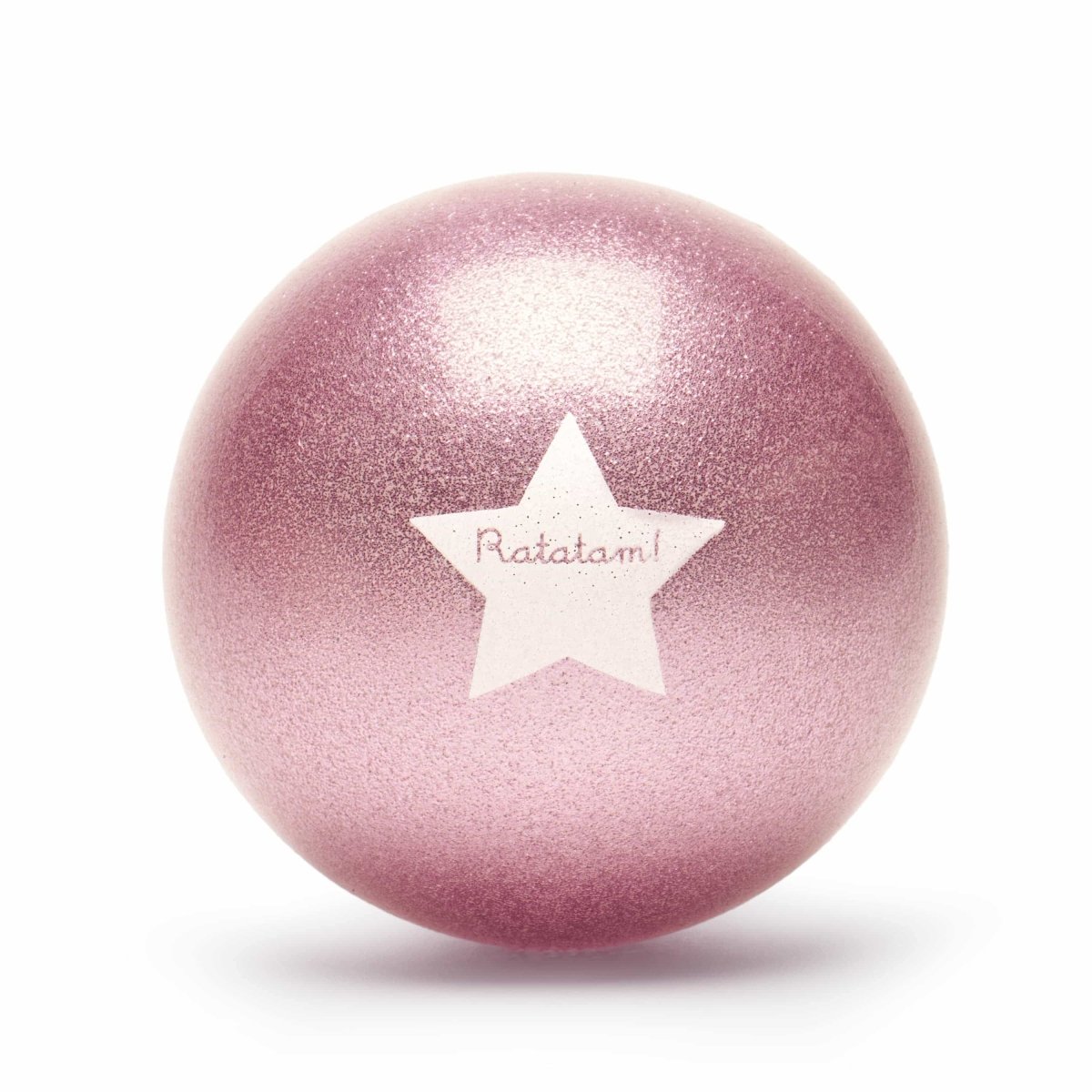 Ratatam - THE GLITTER BALLOON Spielball (15 cm) | Pink - ROSA ECK