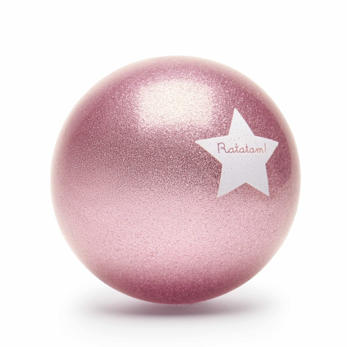 Ratatam - THE GLITTER BALLOON Spielball (15 cm) | Pink - ROSA ECK