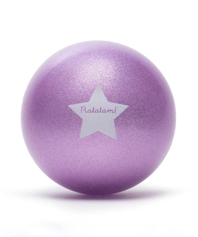 Ratatam - THE GLITTER BALLOON Spielball (22 cm) | Violet - ROSA ECK - Glitzer, Lila,