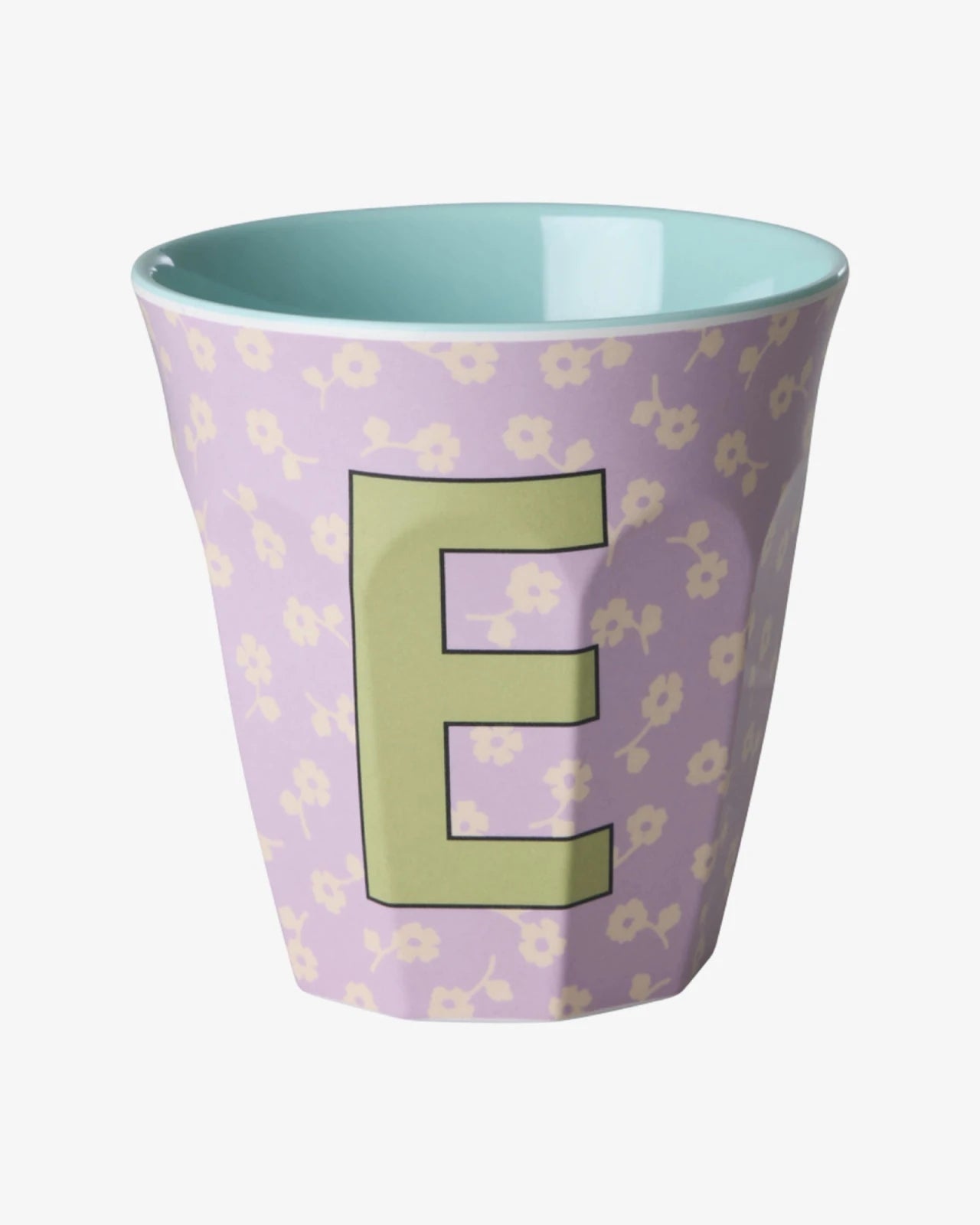 rice Buchstabenbecher (250 ml) – E Flowers, Helllila
