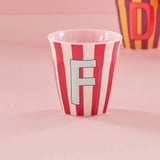 rice Buchstabenbecher (250 ml) – F Stripes, Pink