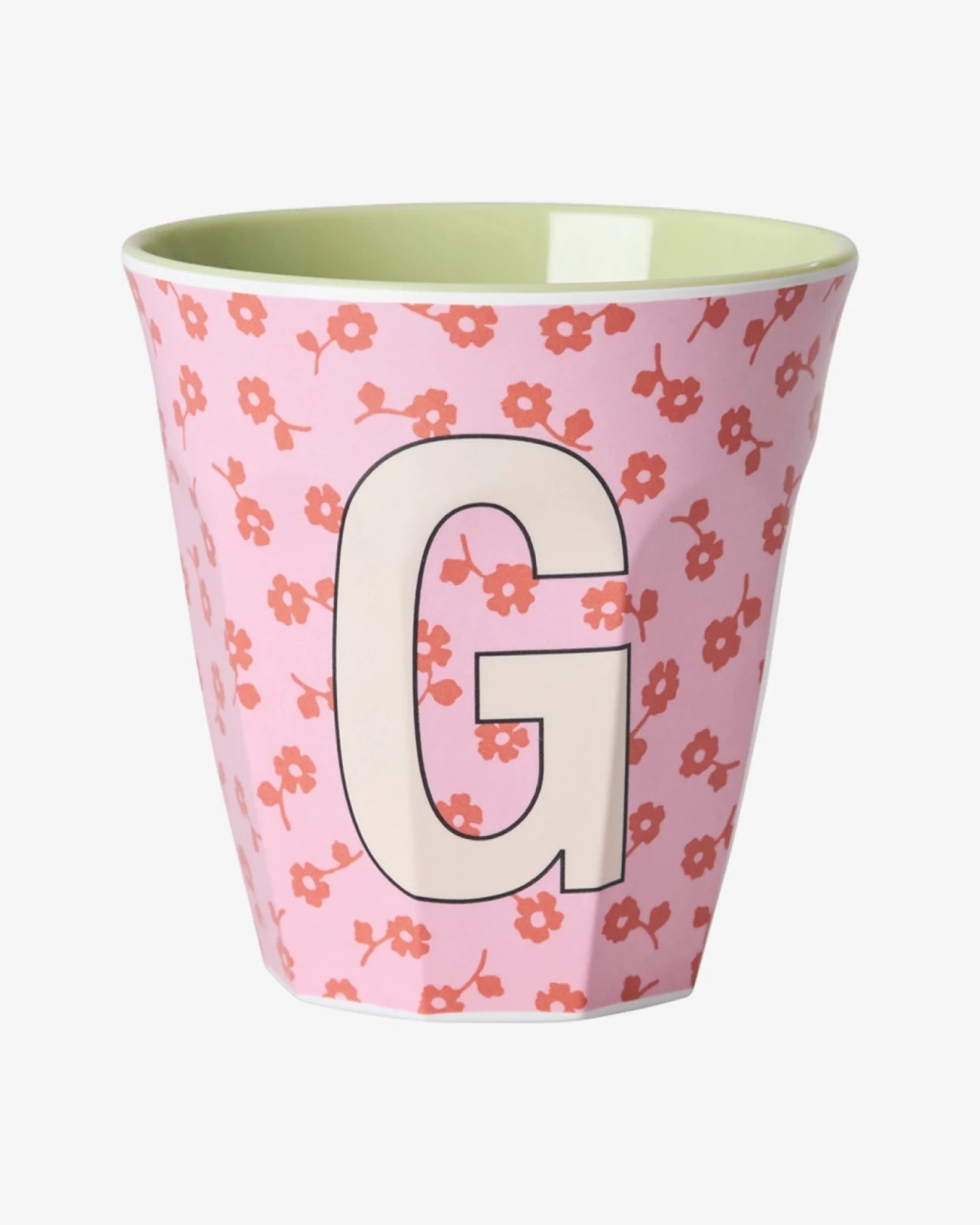 rice Buchstabenbecher (250 ml) – G Flowers, Pink