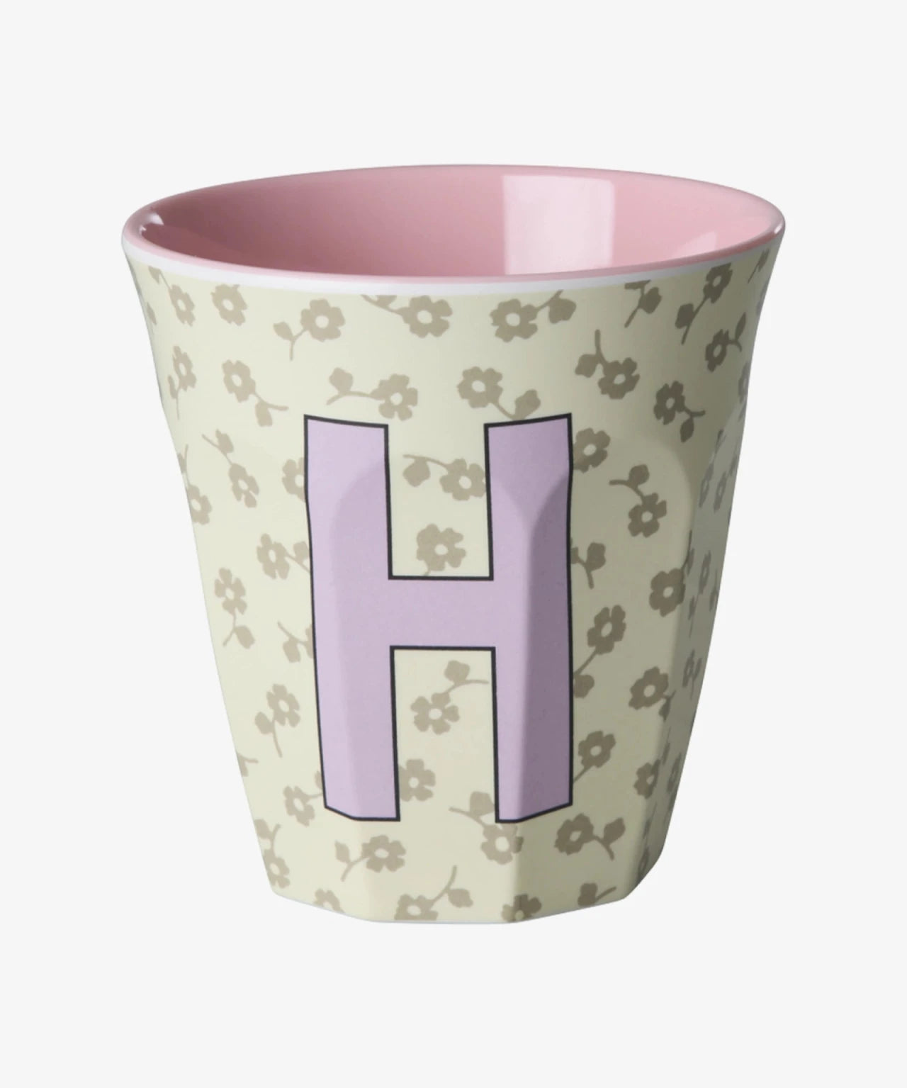 rice Buchstabenbecher (250 ml) – H Flowers, Salbeigrün