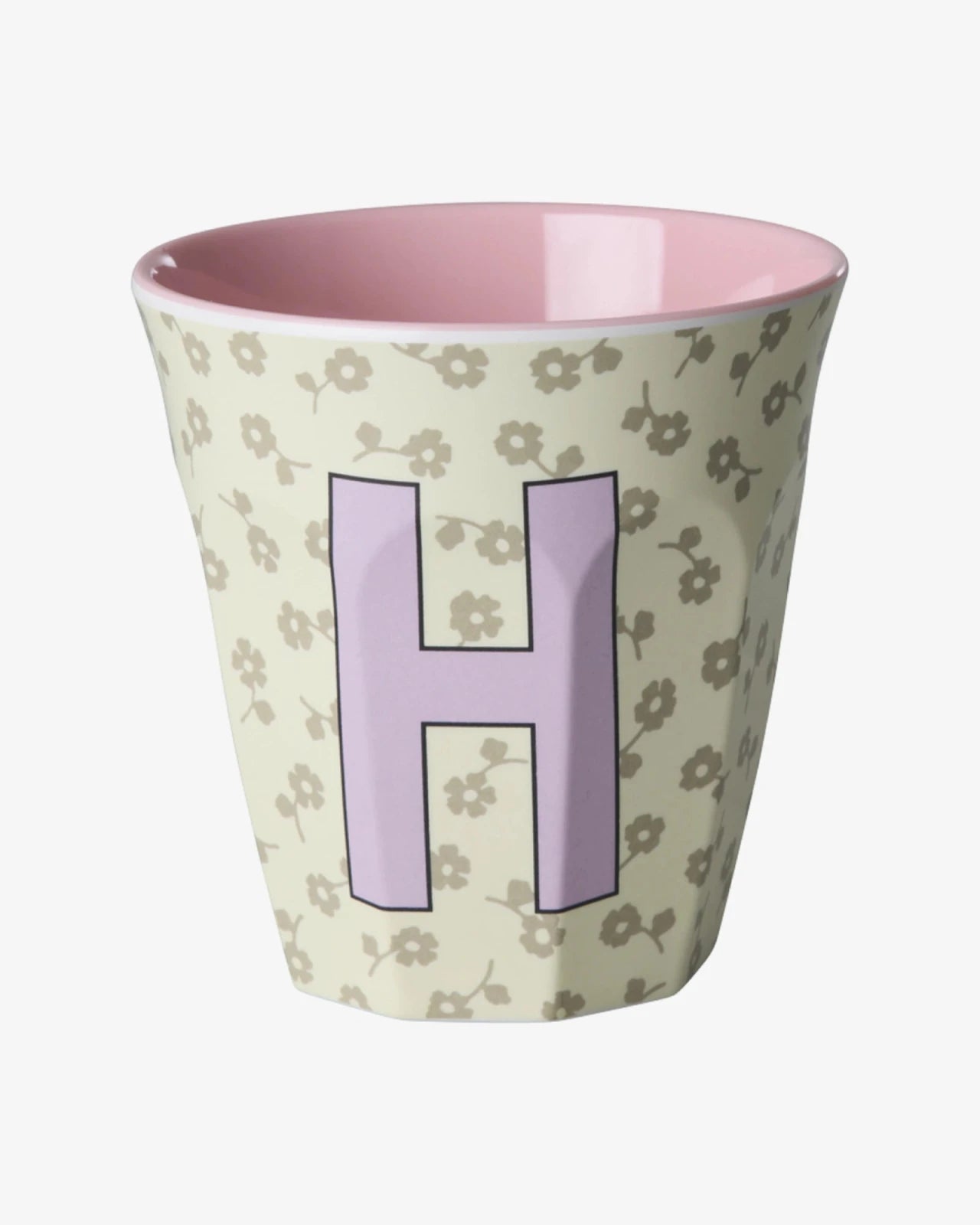 rice Buchstabenbecher (250 ml) – H Flowers, Salbeigrün