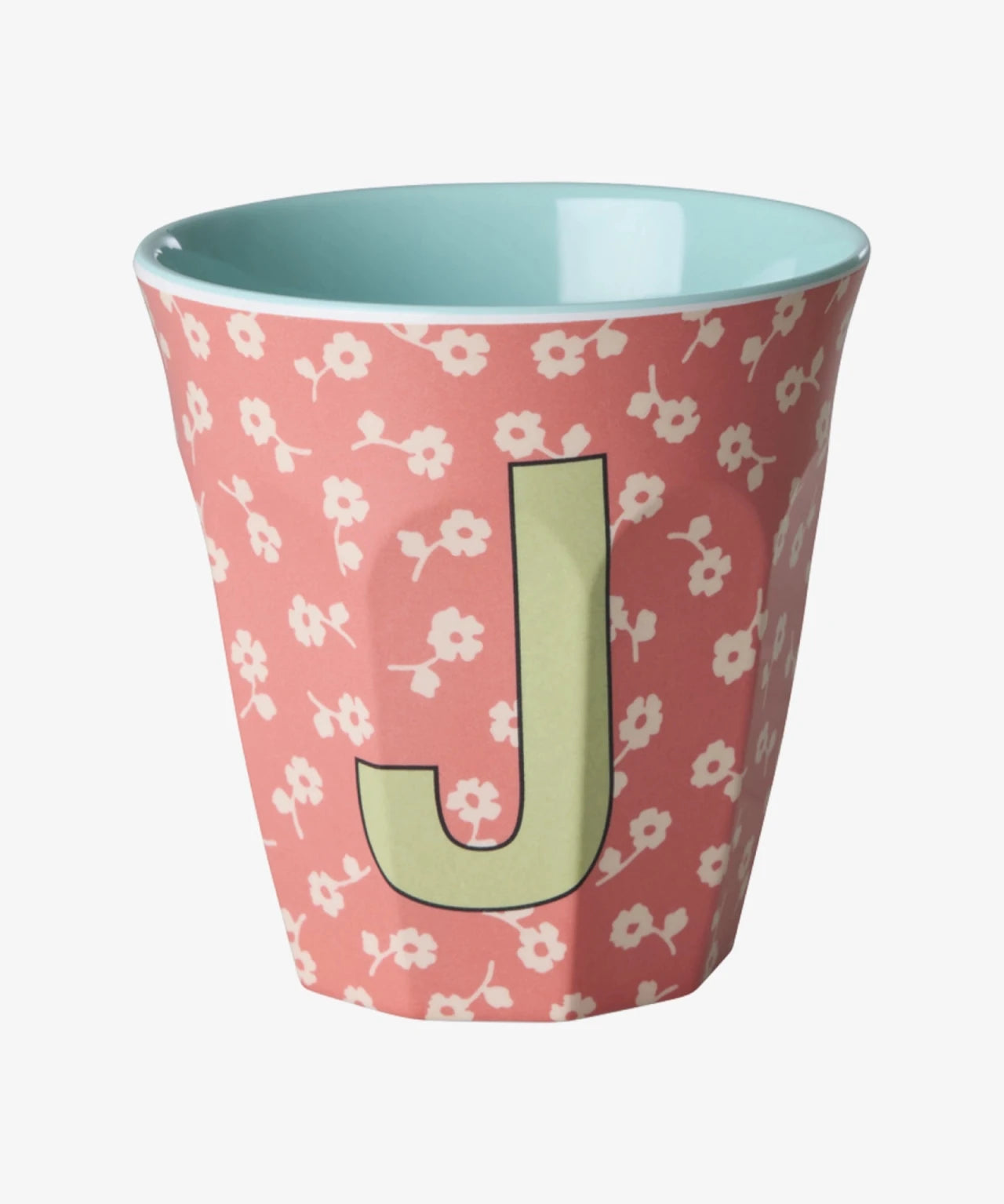 rice Buchstabenbecher (250 ml) – J Flowers, Koralle