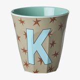 rice Buchstabenbecher (250 ml) – K Stars, Hellbraun