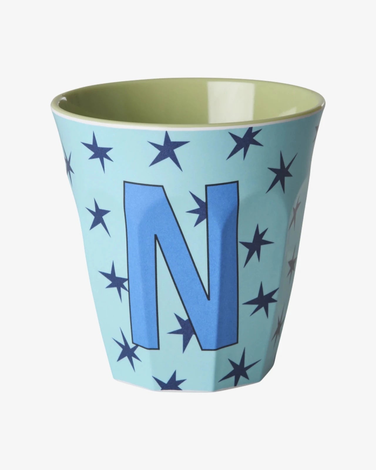 rice Buchstabenbecher (250 ml) – N Stars, Hellblau