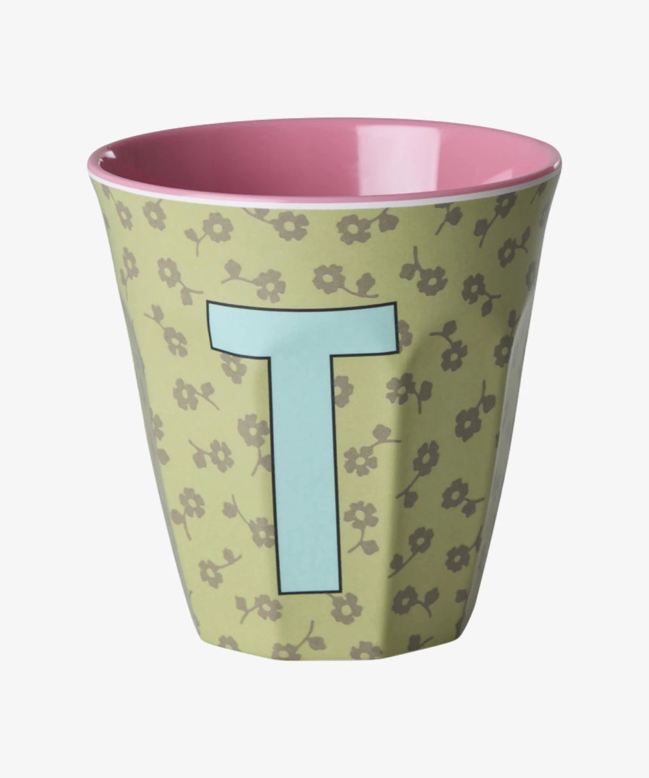 rice Buchstabenbecher (250 ml) – T Flowers, Grün