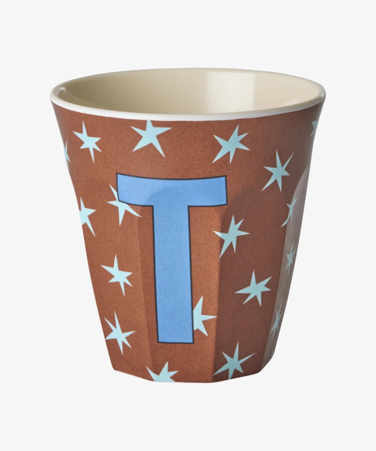 rice Buchstabenbecher (250 ml) – T Stars, Braun