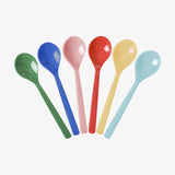 rice Melamin-Teelöffel 6er-Set – Solid Colors