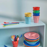 rice Melamin-Teelöffel 6er-Set – Solid Colors