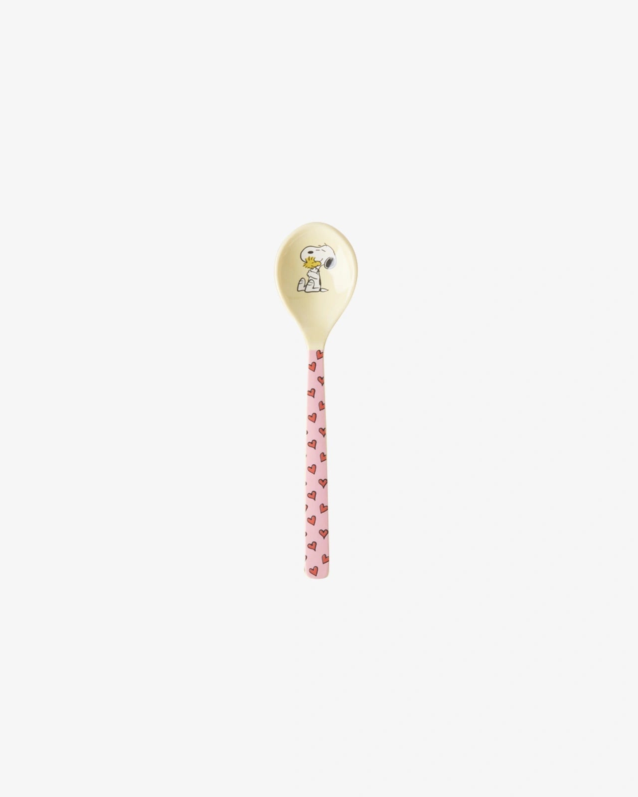 rice - Melamin-Teelöffel • Snoopy, Pink - ROSA ECK