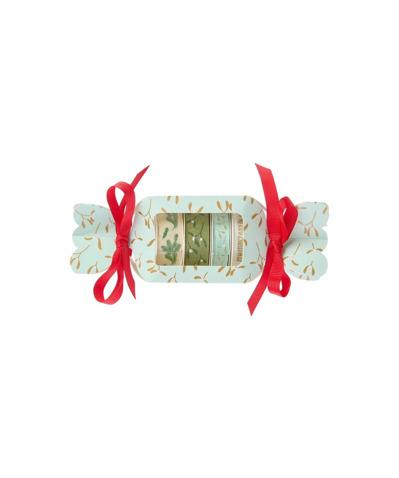 Rico Design - ADVENT ADVENT Geschenkband-Set (4 x 2 m) • Grün - ROSA ECK