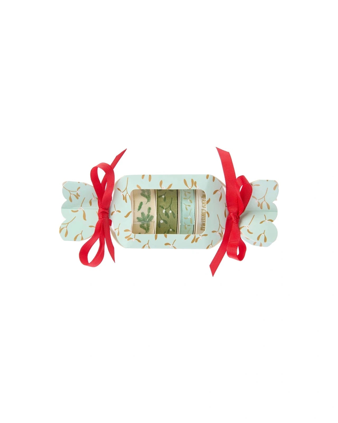 Rico Design - ADVENT ADVENT Geschenkband-Set (4 x 2 m) • Grün - ROSA ECK