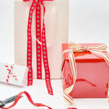 Rico Design - ADVENT ADVENT Geschenkband-Set (4 x 2 m) • Rot - ROSA ECK