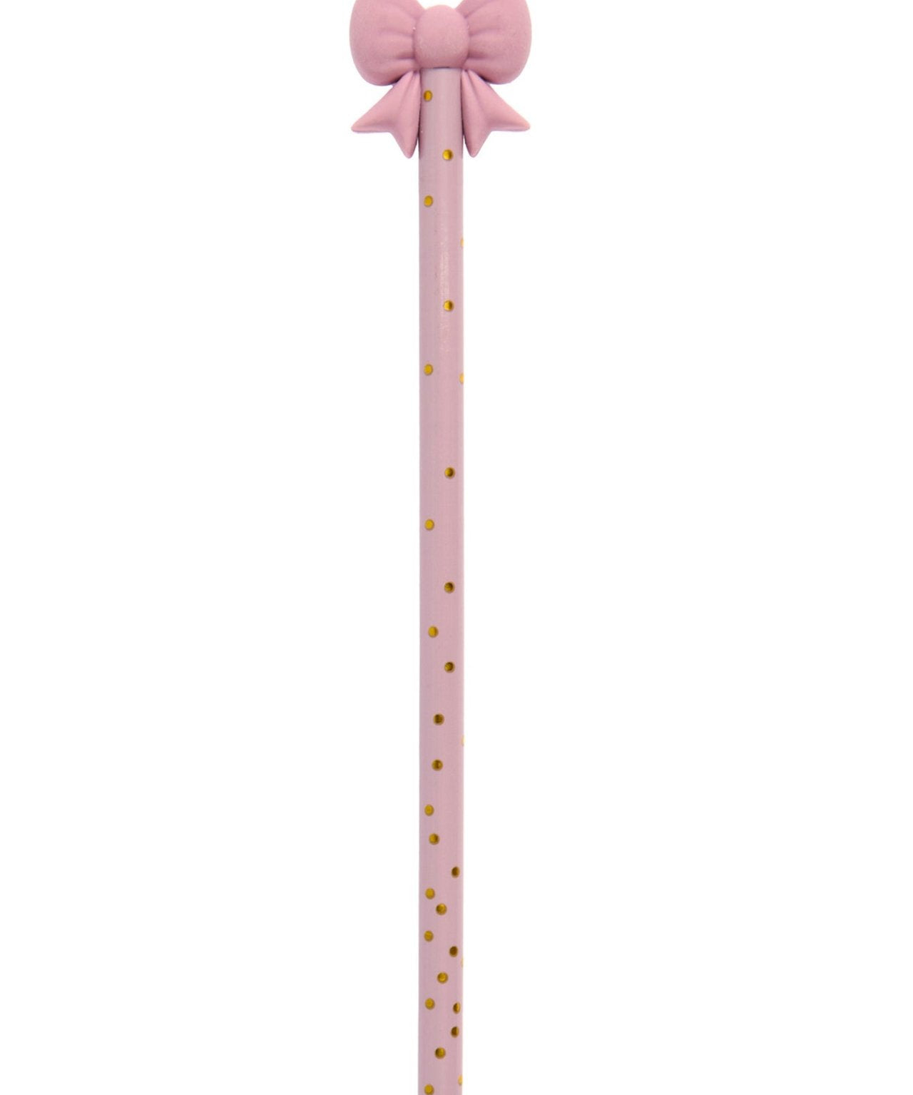 Rico Design - Bleistift mit Radiergummi Schleife • Mauve - ROSA ECK