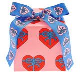 Rico Design - EYE CANDY Geschenkpapier • Herz - Boxen - ROSA ECK