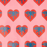 Rico Design - EYE CANDY Geschenkpapier • Herz - Boxen - ROSA ECK