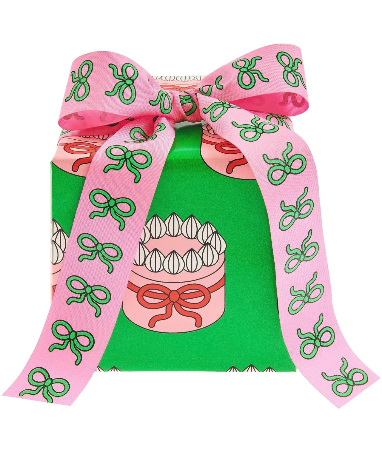 Rico Design - EYE CANDY Geschenkpapier • Torten - ROSA ECK