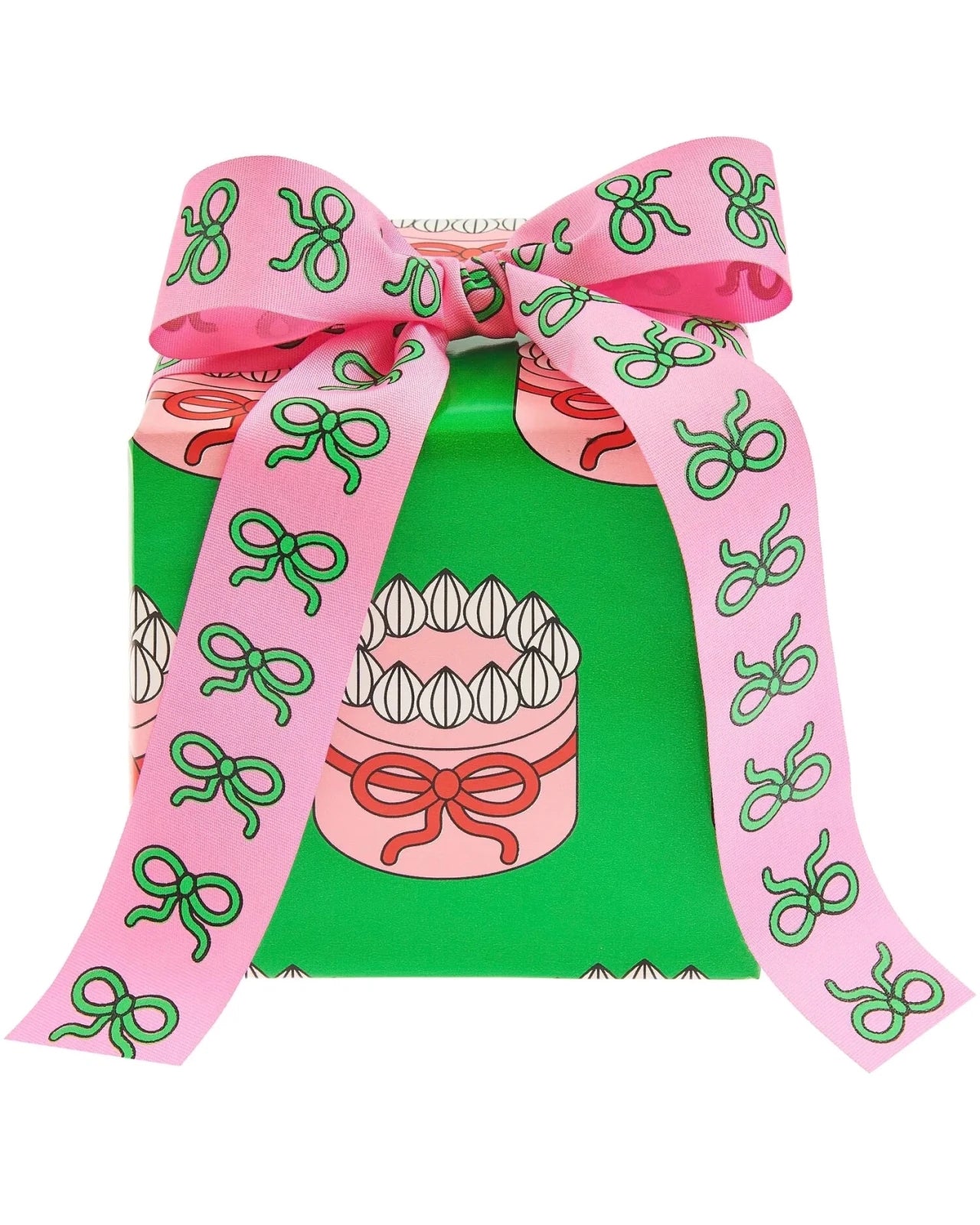 Rico Design - EYE CANDY Geschenkpapier • Torten - ROSA ECK