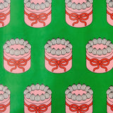 Rico Design - EYE CANDY Geschenkpapier • Torten - ROSA ECK