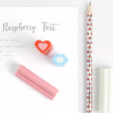 Rico Design - EYE CANDY Radiergummi • Wolke Weiß - ROSA ECK