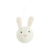 Rico Design - Filz Aufhänger • Hasenkopf Weiß - ROSA ECK