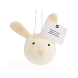 Rico Design - Filz Aufhänger • Hasenkopf Weiß - ROSA ECK