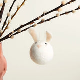 Rico Design - Filz Aufhänger • Hasenkopf Weiß - ROSA ECK