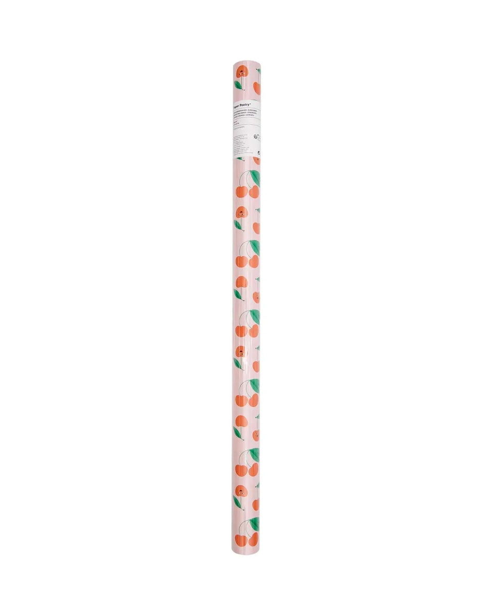 Rico Design - Geschenkpapier Kirschen, rosa - Geschenkpapier - ROSA ECK Concept Store