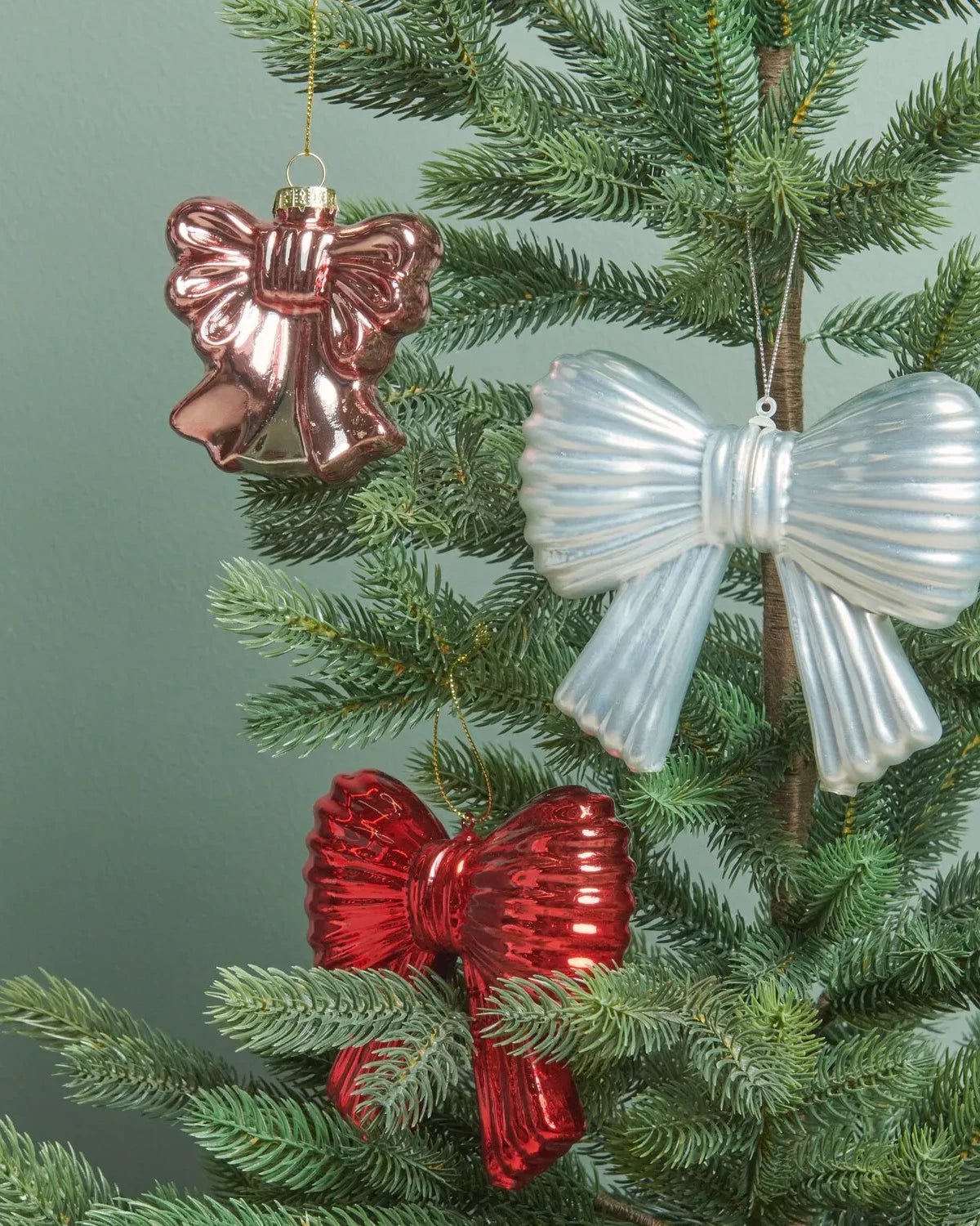 Rico Design - Glashänger Schleife Groß • Rot - Glashänger - ROSA ECK