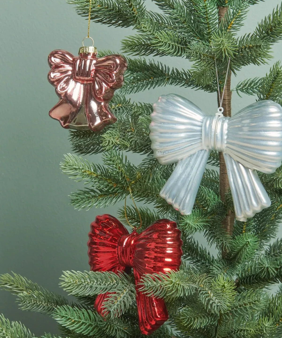 Rico Design - Glashänger Schleife Groß • Silber - Glashänger - ROSA ECK